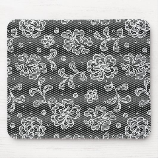 Spitzenstoffmuster 1 mousepad (Vorne)