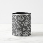 Spitzenstoffmuster 1 tasse (Zentrum)