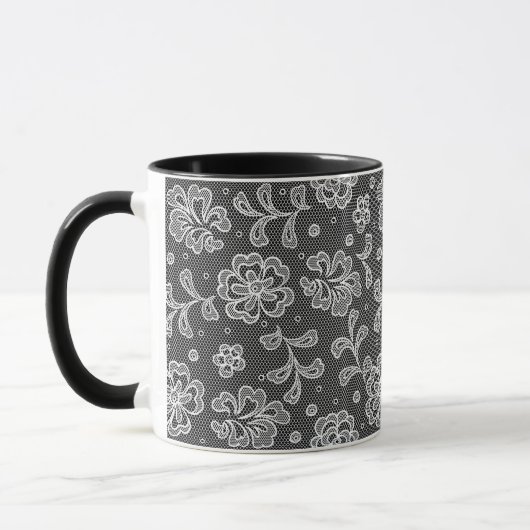 Spitzenstoffmuster 1 tasse (Links)