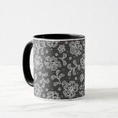 Spitzenstoffmuster 1 tasse (Vorderseite Links)