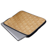 Spitzenstofftexturen Laptopschutzhülle (Vorne Knopf)