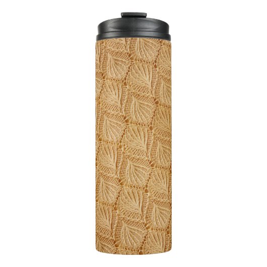 Spitzenstofftexturen Thermosbecher (Vorderseite)