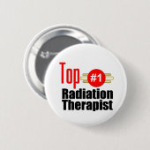 Spitzenstrahlungs-Therapeut Button (Vorne & Hinten)