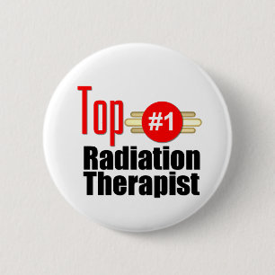 Spitzenstrahlungs-Therapeut Button