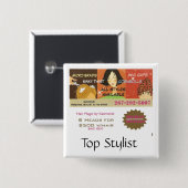 SpitzenStylistknopf Button (Vorne & Hinten)