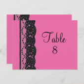 Spitzentabelle Postkarte (Fuchsia) (Vorne/Hinten)