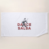 SPITZENtanz-Salsa Strandtuch (Vorderseite)