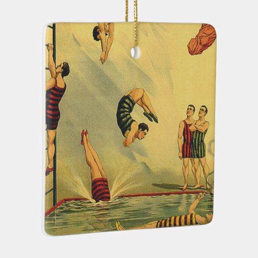 SPITZENtauchalte Schule Keramikornament (Rechts)