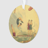 SPITZENtauchalte Schule Ornament (Vorderseite)