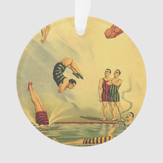 SPITZENtauchalte Schule Ornament (Vorderseite)