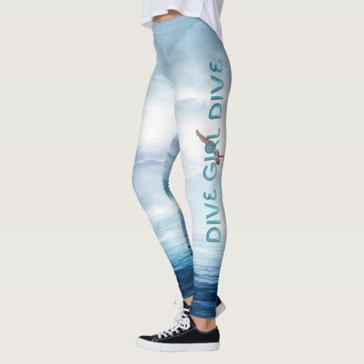SPITZENtauchen-Mädchen-Tauchen Leggings (Links)