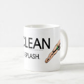 SPITZENtauchen sauber Kaffeetasse (VorderseiteRechts)