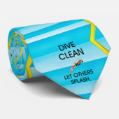 SPITZENtauchen sauber Krawatte (Gerollt)