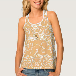 Spitzentechnik mit Netzklammer Tanktop