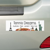 SPITZENtennis-Träume Autoaufkleber (Auf Auto)