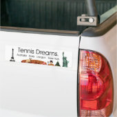 SPITZENtennis-Träume Autoaufkleber (Auf Lkw)