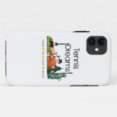 SPITZENtennis-Träume Case-Mate iPhone Hülle (Rückseite (Horizontal))