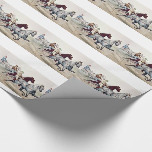 SPITZENTrabrennen Geschenkpapier (Ecke)