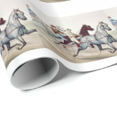 SPITZENTrabrennen Geschenkpapier (Rolleneckpunkt)