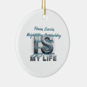 SPITZENtraining ist mein Leben Keramikornament (Rechts)