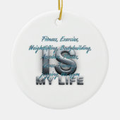 SPITZENtraining ist mein Leben Keramikornament (Vorne)