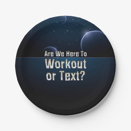 SPITZENTraining oder Text Pappteller (Vorderseite)