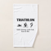 SPITZENTriathlon Badhandtuch Set (Handtuch)