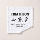SPITZENTriathlon Badhandtuch Set (Waschlappen)