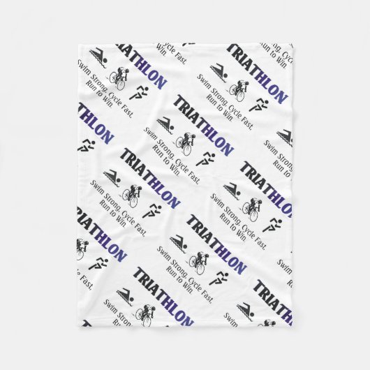 SPITZENTriathlon Fleecedecke (Vorderseite)
