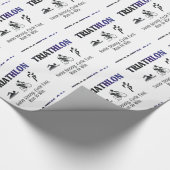 SPITZENTriathlon Geschenkpapier (Ecke)