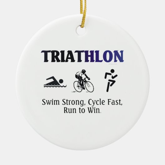 SPITZENTriathlon Keramikornament (Vorne)