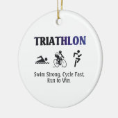SPITZENTriathlon Keramikornament (Links)
