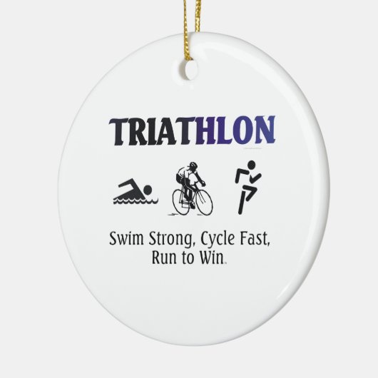SPITZENTriathlon Keramikornament (Links)