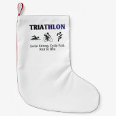 SPITZENTriathlon Kleiner Weihnachtsstrumpf (Vorderseite)