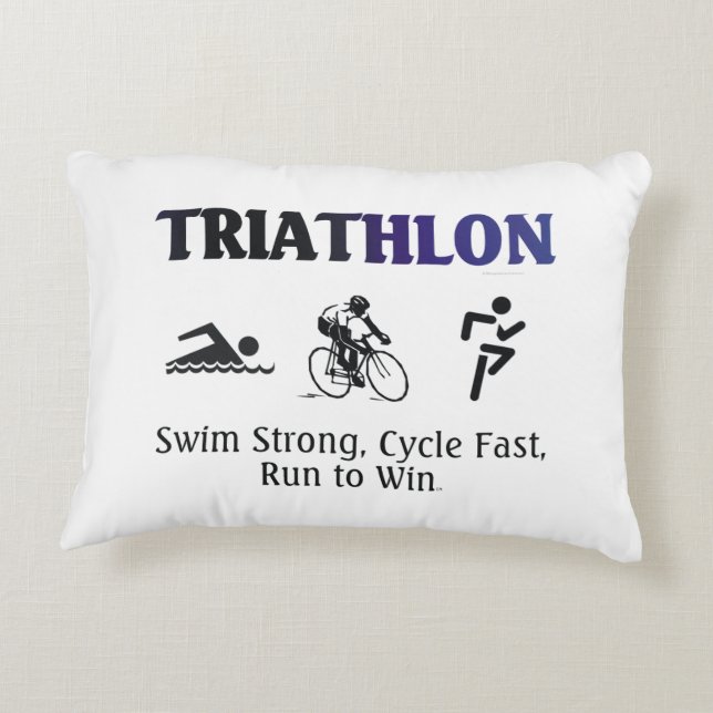 SPITZENTriathlon Zierkissen (Rückseite)