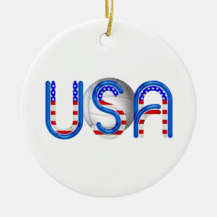 SPITZENVolleyball in den USA Keramikornament