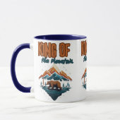 Spitzenwächter: Brauner Bär in seinem Element Tasse (Links)