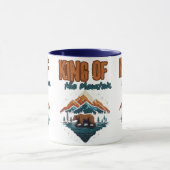 Spitzenwächter: Brauner Bär in seinem Element Tasse (Zentrum)