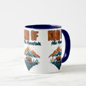 Spitzenwächter: Brauner Bär in seinem Element Tasse (VorderseiteRechts)