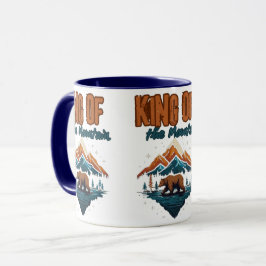 Spitzenwächter: Brauner Bär in seinem Element Tasse