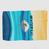 SPITZENwasser-Ski Golfhandtuch (Horizontal)