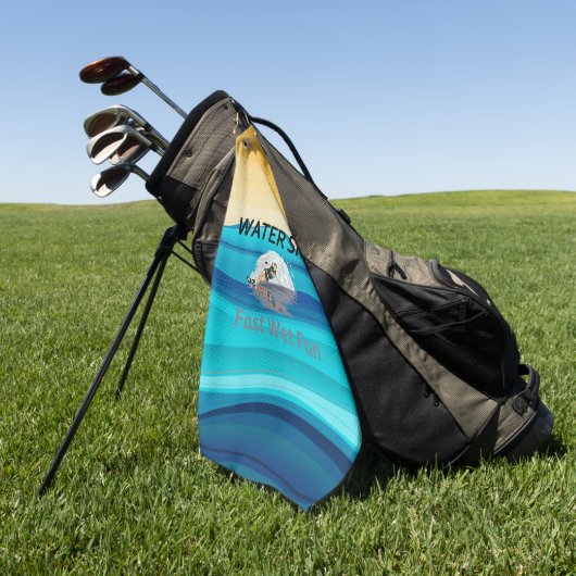 SPITZENwasser-Ski Golfhandtuch (Gras)