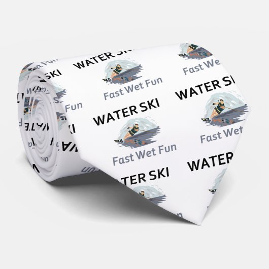 SPITZENwasser-Ski Krawatte (Gerollt)