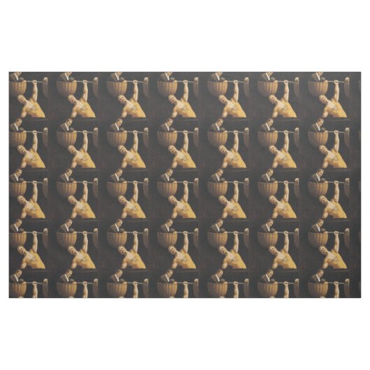 SPITZENweightlifting-alte Schule Stoff (Fat Quarter (45,7 x 55,9 cm))