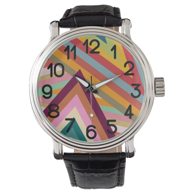 Spitzenwerte der 70er Jahre Armbanduhr (Vorderseite)