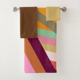 Spitzenwerte der 70er Jahre Badhandtuch Set