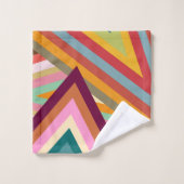 Spitzenwerte der 70er Jahre Badhandtuch Set (Waschlappen)