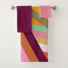 Spitzenwerte der 70er Jahre Badhandtuch Set