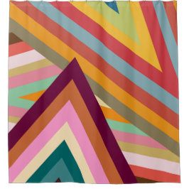 Spitzenwerte der 70er Jahre Duschvorhang