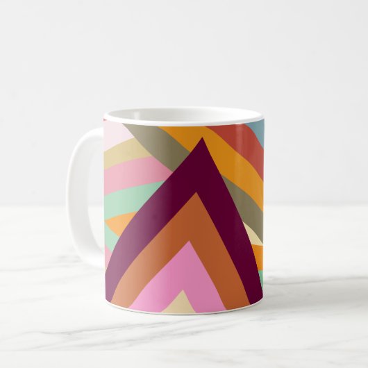 Spitzenwerte der 70er Jahre Kaffeetasse (Vorderseite Links)